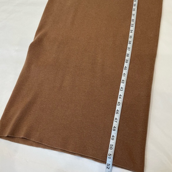 Jenni Kayne Sleeveless Knit Sweater Midi Dress in Camel Size Medium - Picture 8 of 10